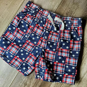 Baby Boy Patriotic USA 4th of July Casual Cotton Shorts Size 12 Months